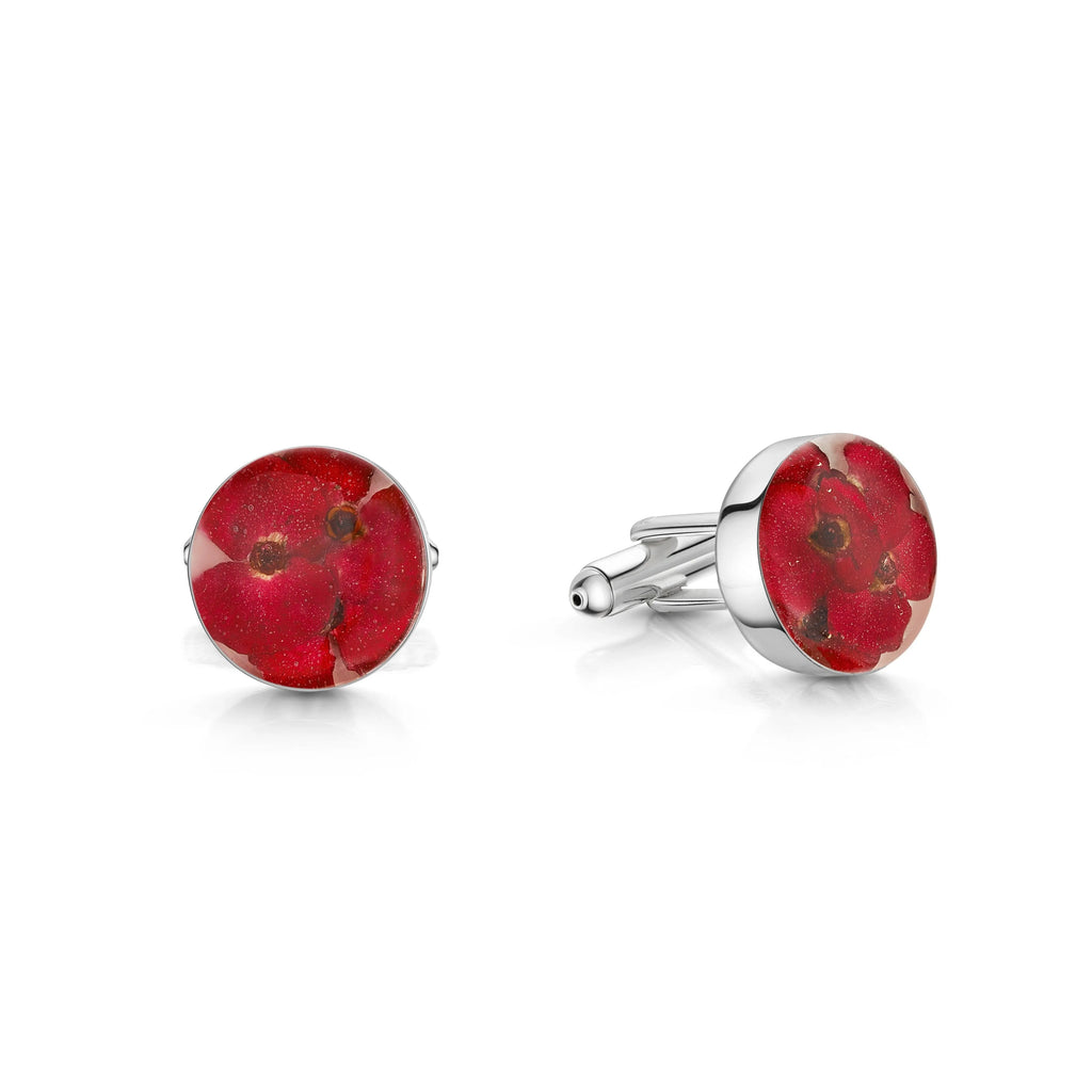 Poppy Cufflinks by Shrieking Violet®