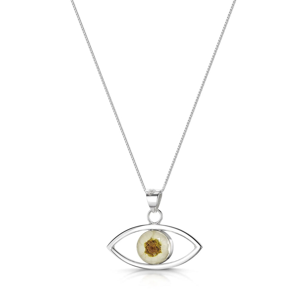 Silver Necklace - Daisy - Lucky Eye