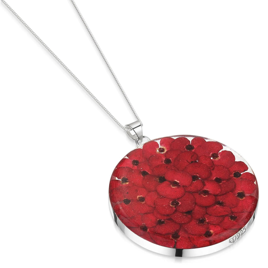 Silver Necklace - Poppy - Full Moon XL